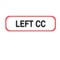 Nevs Position Labels - Left CC 1/2" x 1-1/2" White w/Red & Black XP-321 - alternate 1
